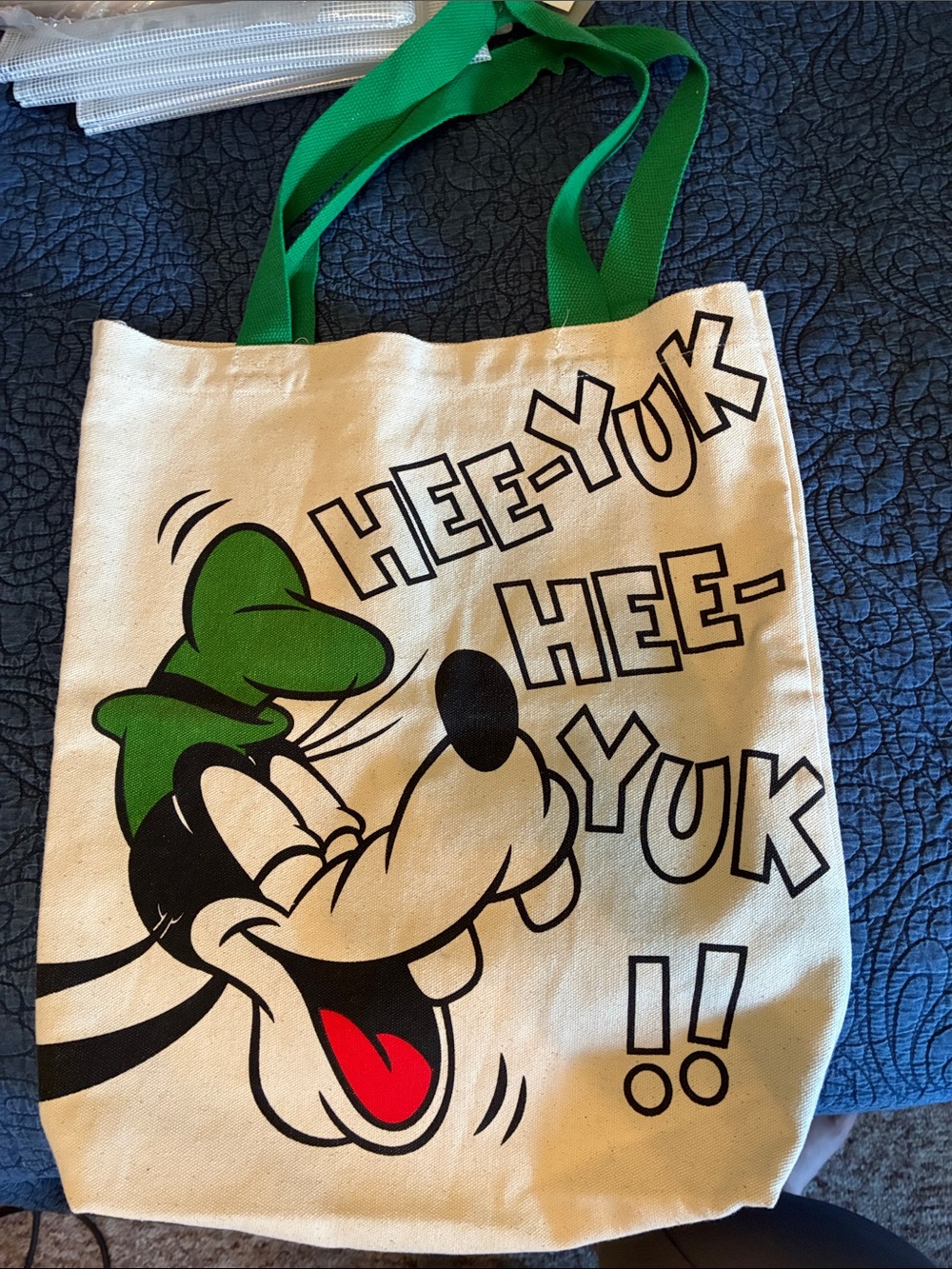 NWT Rare Loungefly Disney Goofy Canvas Tote - BoxLunch Exclusive